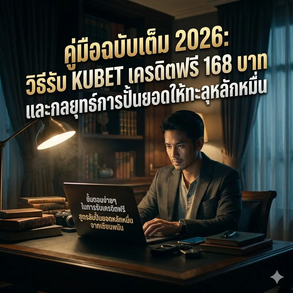 คู่มือฉบับเต็ม 2026: วิธีรับ kubet เครดิต ฟรี 168 บาท และกลยุทธ์การปั้นยอดให้ทะลุหลักหมื่น